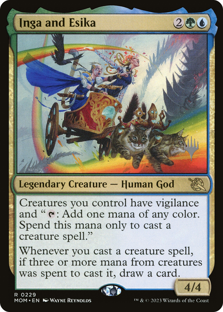 Inga and Esika (Promo Pack) [March of the Machine Promos] | Jomio and Rueliete's Cards and Comics