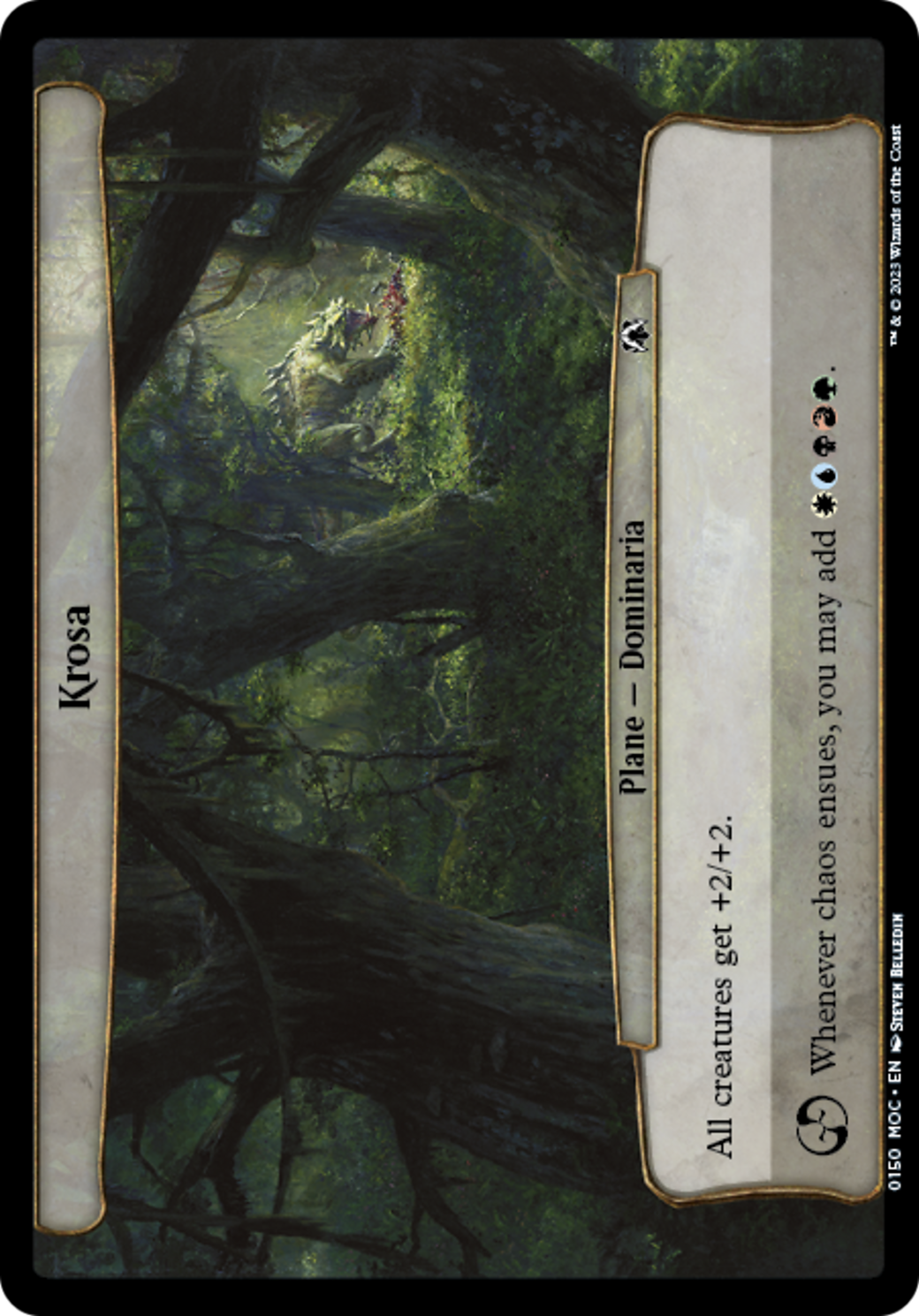 Krosa [March of the Machine Commander] | Jomio and Rueliete's Cards and Comics