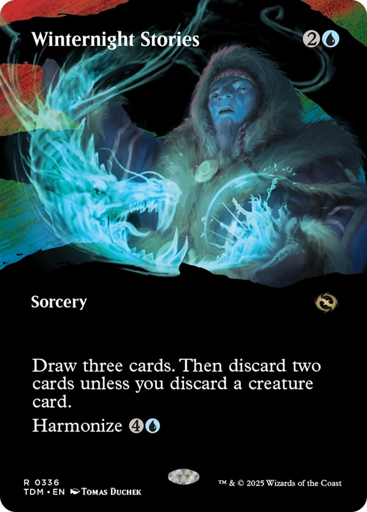 Winternight Stories (Borderless) [Tarkir: Dragonstorm] | Jomio and Rueliete's Cards and Comics
