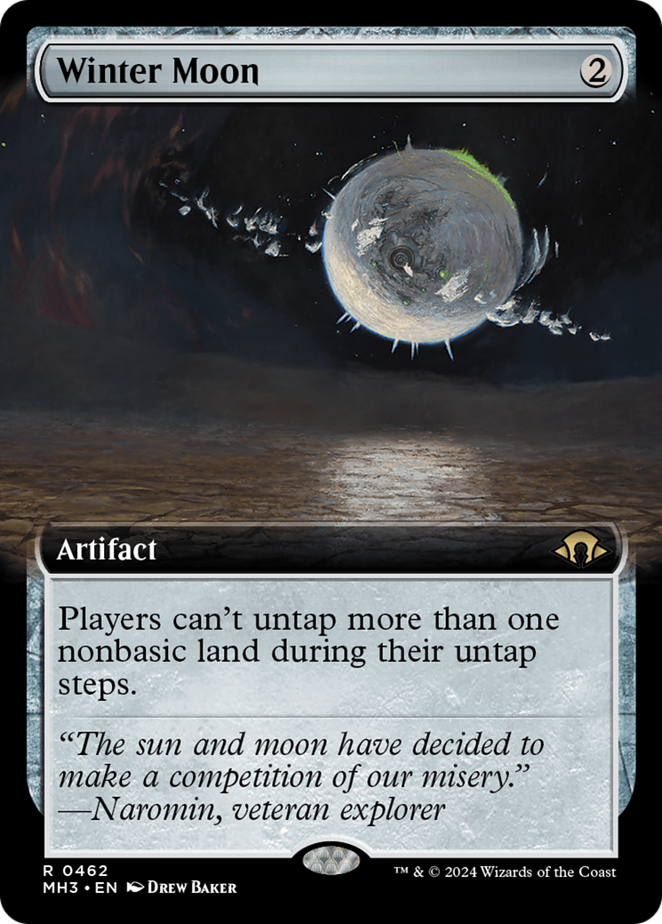 Winter Moon (Extended Art) [Modern Horizons 3] | Jomio and Rueliete's Cards and Comics