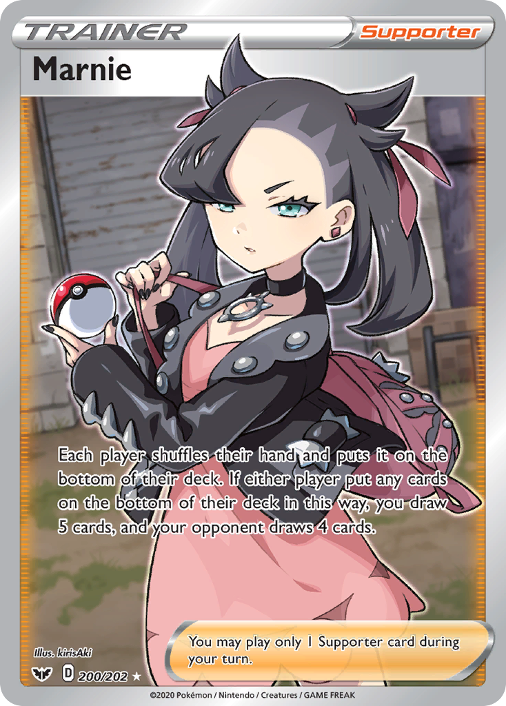 Marnie (200/202) [Sword & Shield: Base Set] | Jomio and Rueliete's Cards and Comics