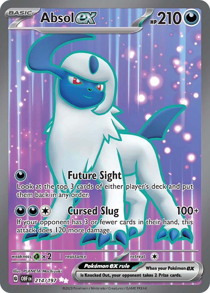 Absol ex (214/197) [Scarlet & Violet: Obsidian Flames] | Jomio and Rueliete's Cards and Comics