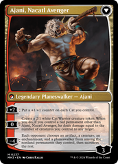 Ajani, Nacatl Pariah // Ajani, Nacatl Avenger [Modern Horizons 3] | Jomio and Rueliete's Cards and Comics