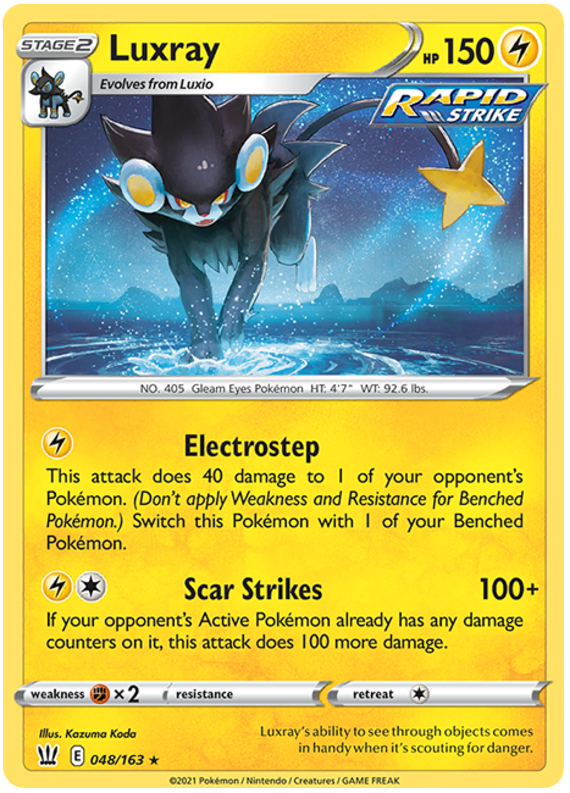 Luxray (048/163) [Sword & Shield: Battle Styles] | Jomio and Rueliete's Cards and Comics