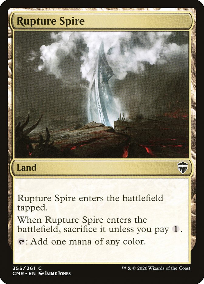 Rupture Spire (355) [Commander Legends] | Jomio and Rueliete's Cards and Comics