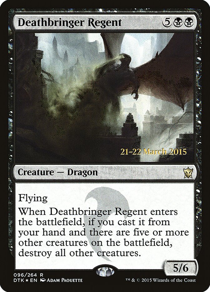 Deathbringer Regent [Dragons of Tarkir Prerelease Promos] | Jomio and Rueliete's Cards and Comics