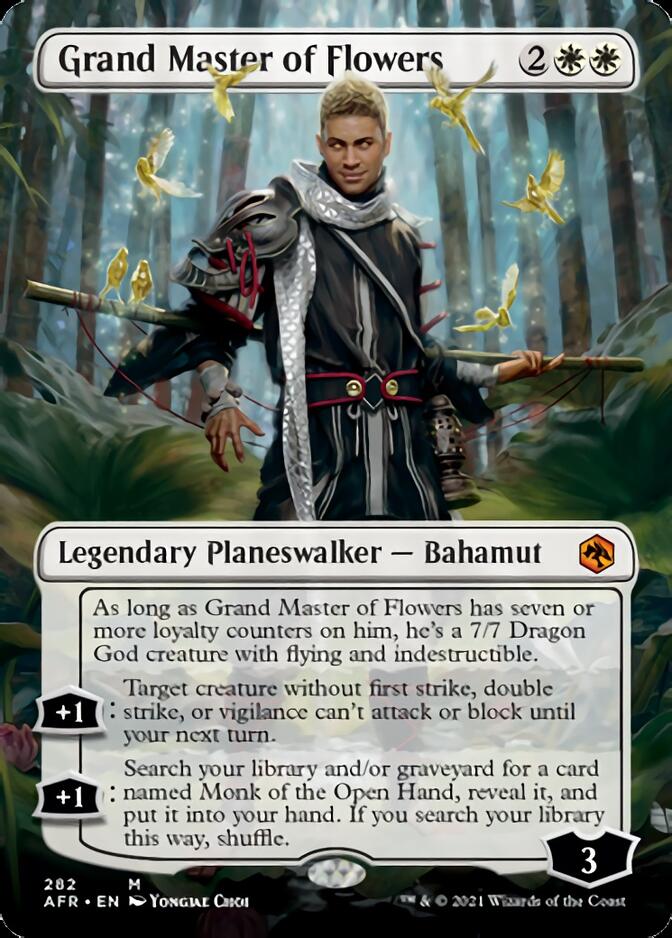 Grand Master of Flowers (Borderless) [Dungeons & Dragons: Adventures in the Forgotten Realms] | Jomio and Rueliete's Cards and Comics