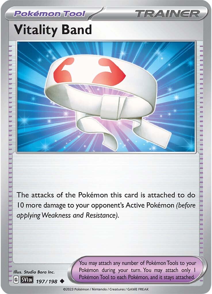Vitality Band (197/198) [Scarlet & Violet: Base Set] | Jomio and Rueliete's Cards and Comics