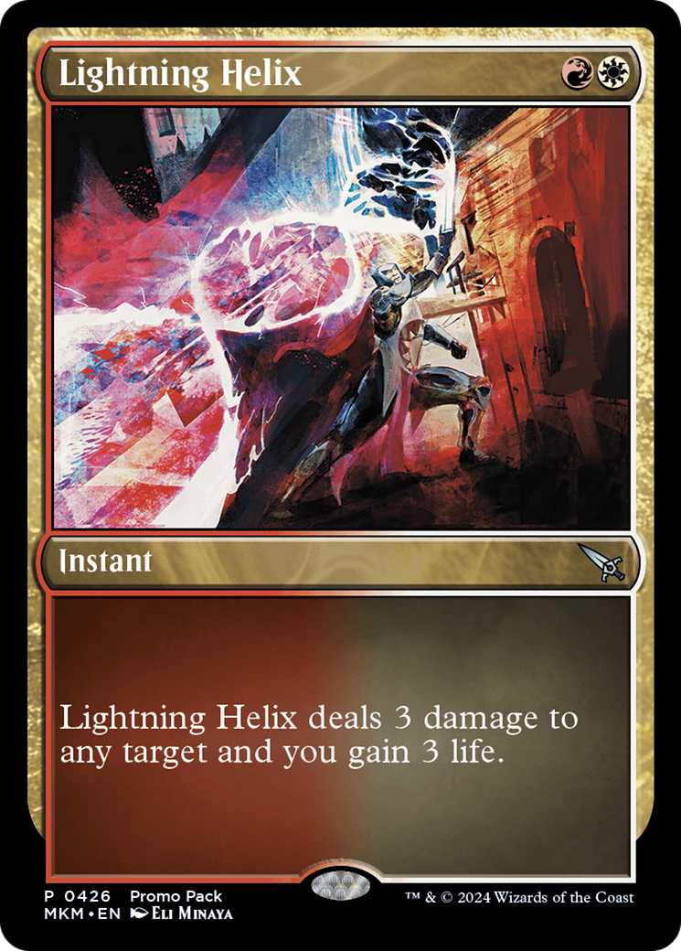 Lightning Helix (Promo Pack) [Murders at Karlov Manor Promos] | Jomio and Rueliete's Cards and Comics