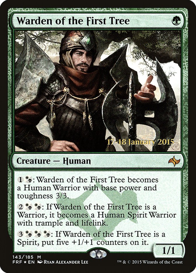 Warden of the First Tree [Fate Reforged Prerelease Promos] | Jomio and Rueliete's Cards and Comics