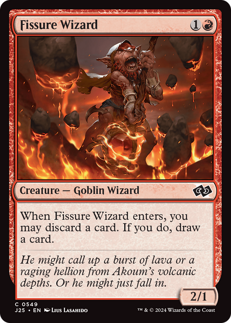 Fissure Wizard [Foundations Jumpstart] | Jomio and Rueliete's Cards and Comics