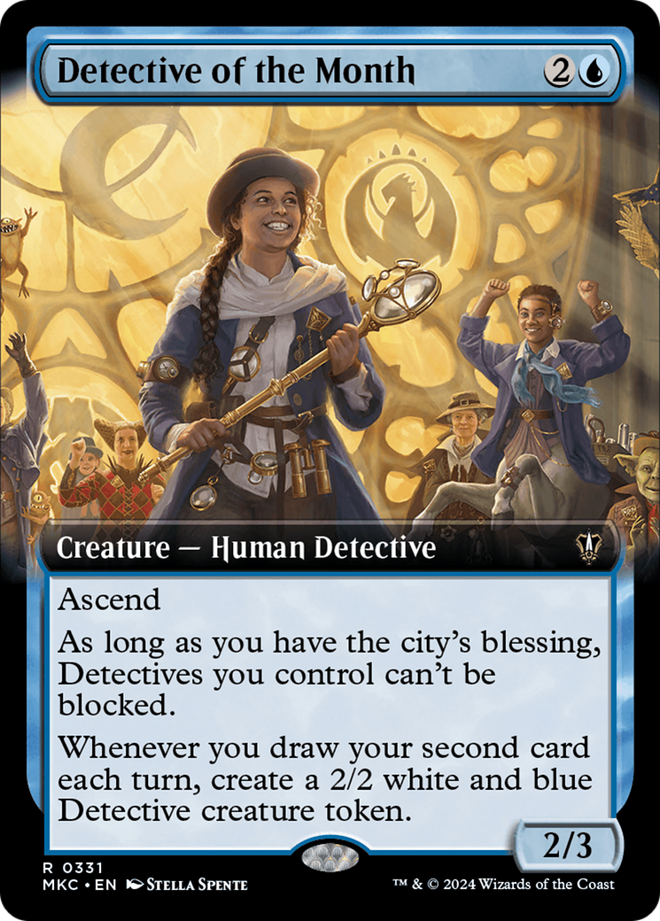 Detective of the Month (Extended Art) [Murders at Karlov Manor Commander] | Jomio and Rueliete's Cards and Comics