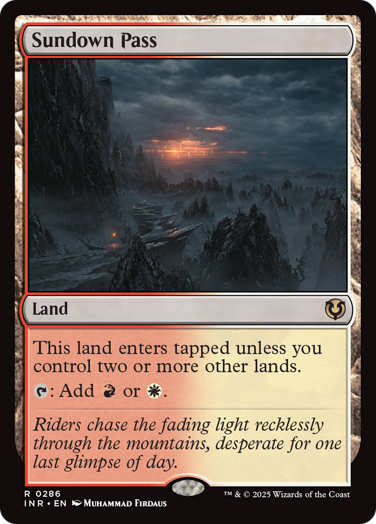 Sundown Pass [Innistrad Remastered] | Jomio and Rueliete's Cards and Comics