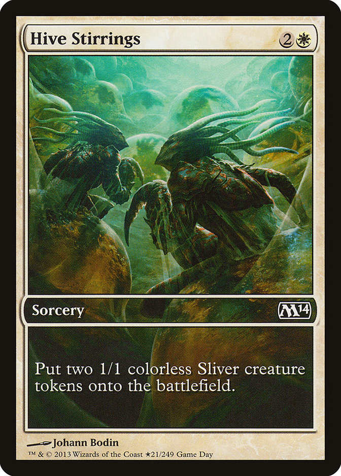 Hive Stirrings (Game Day) [Magic 2014 Promos] | Jomio and Rueliete's Cards and Comics