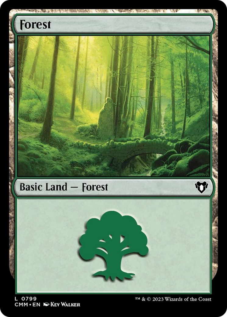 Forest (799) [Commander Masters] | Jomio and Rueliete's Cards and Comics