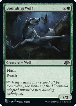 Bounding Wolf [Jumpstart 2022] | Jomio and Rueliete's Cards and Comics