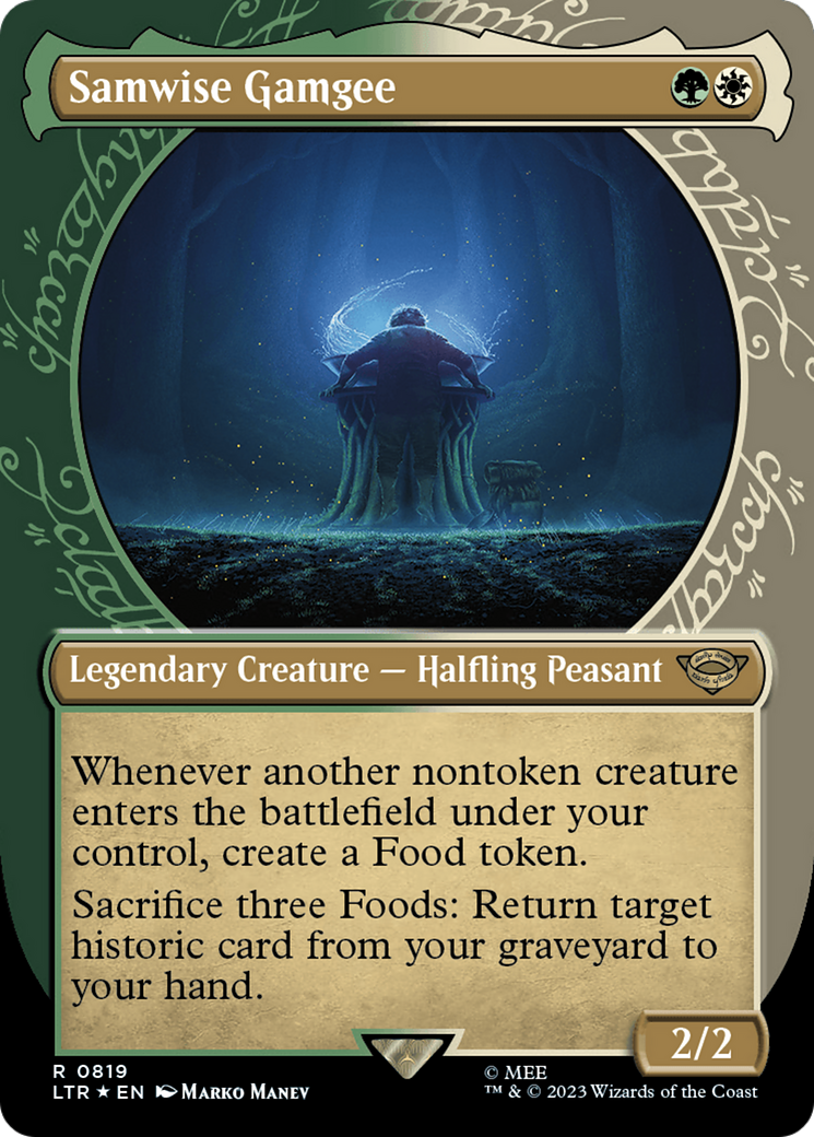 Samwise Gamgee (Showcase) (Surge Foil) [The Lord of the Rings: Tales of Middle-Earth] | Jomio and Rueliete's Cards and Comics