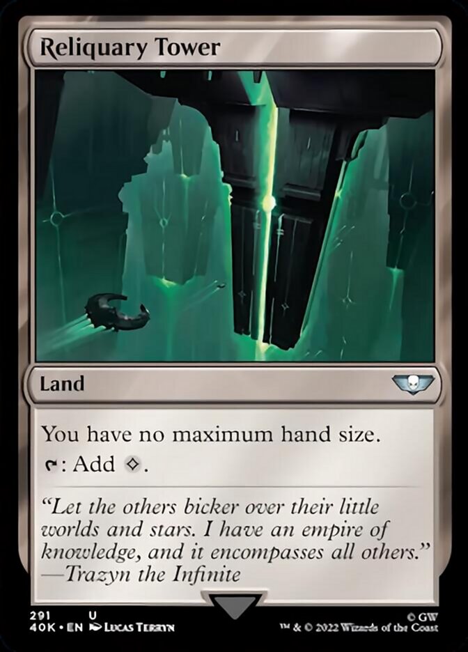 Reliquary Tower (Surge Foil) [Warhammer 40,000] | Jomio and Rueliete's Cards and Comics