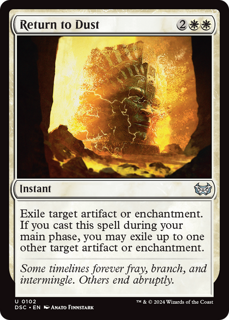 Return to Dust [Duskmourn: House of Horror Commander] | Jomio and Rueliete's Cards and Comics