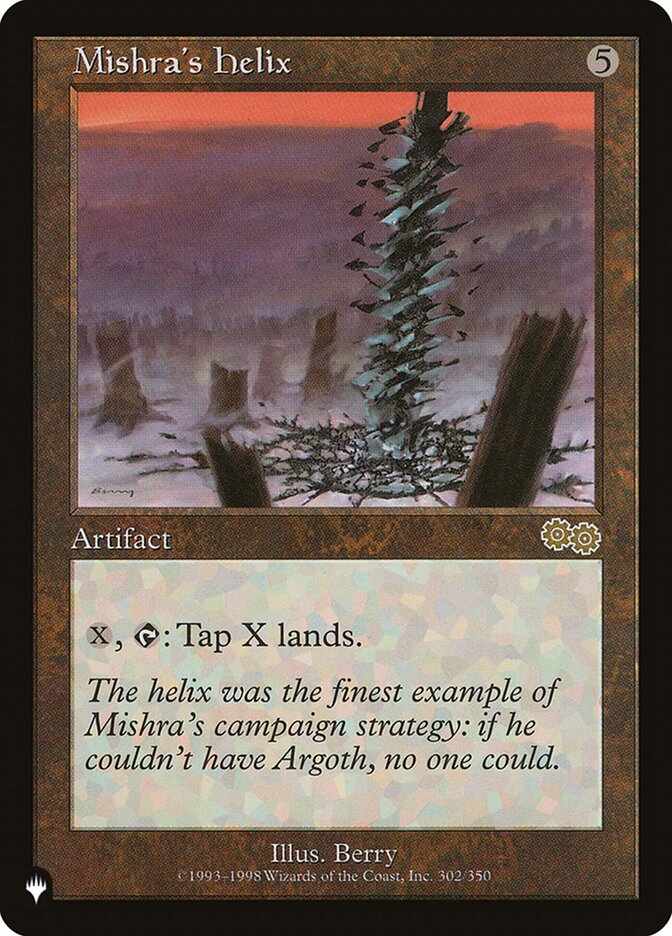 Mishra's Helix [The List] | Jomio and Rueliete's Cards and Comics