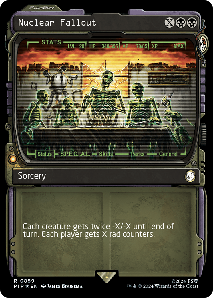Nuclear Fallout (Showcase) (Surge Foil) [Fallout] | Jomio and Rueliete's Cards and Comics