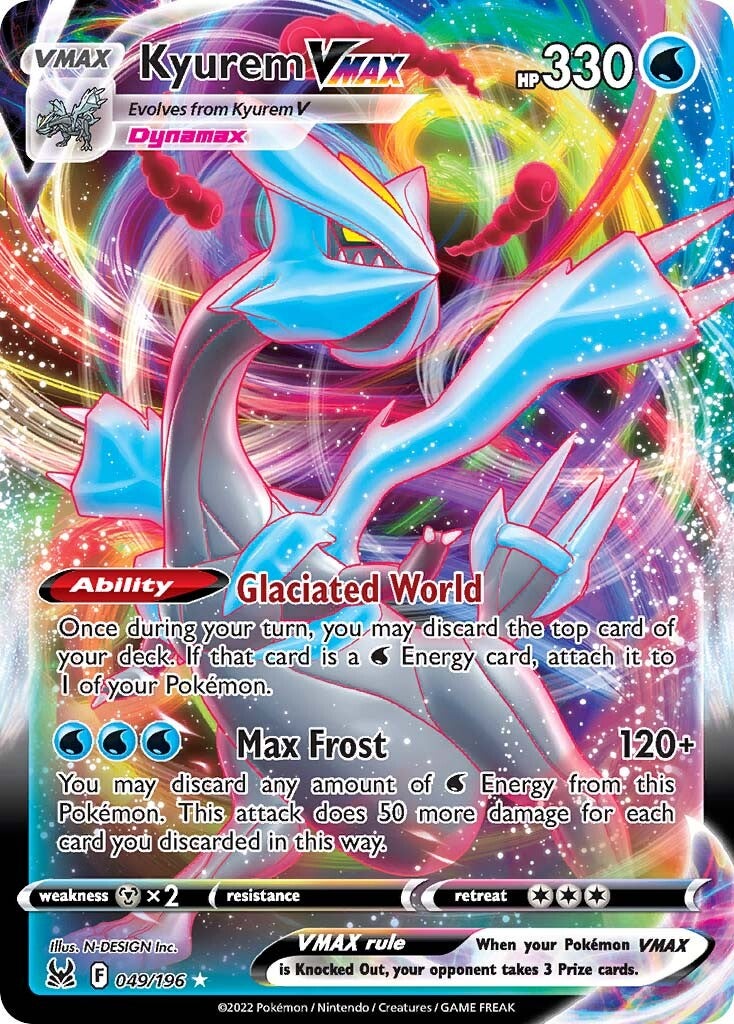 Kyurem VMAX (049/196) [Sword & Shield: Lost Origin] | Jomio and Rueliete's Cards and Comics