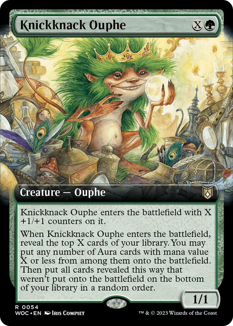 Knickknack Ouphe (Extended Art) [Wilds of Eldraine Commander] | Jomio and Rueliete's Cards and Comics