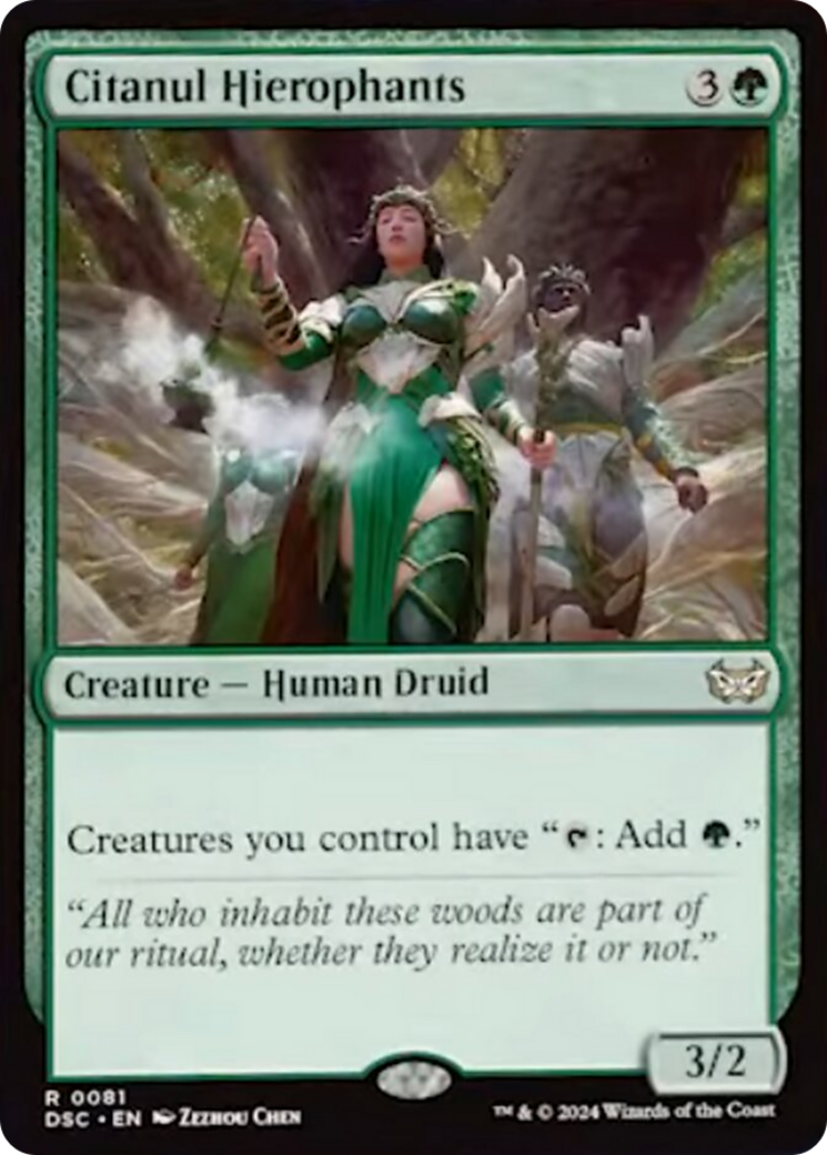 Citanul Hierophants [Duskmourn: House of Horror Commander] | Jomio and Rueliete's Cards and Comics