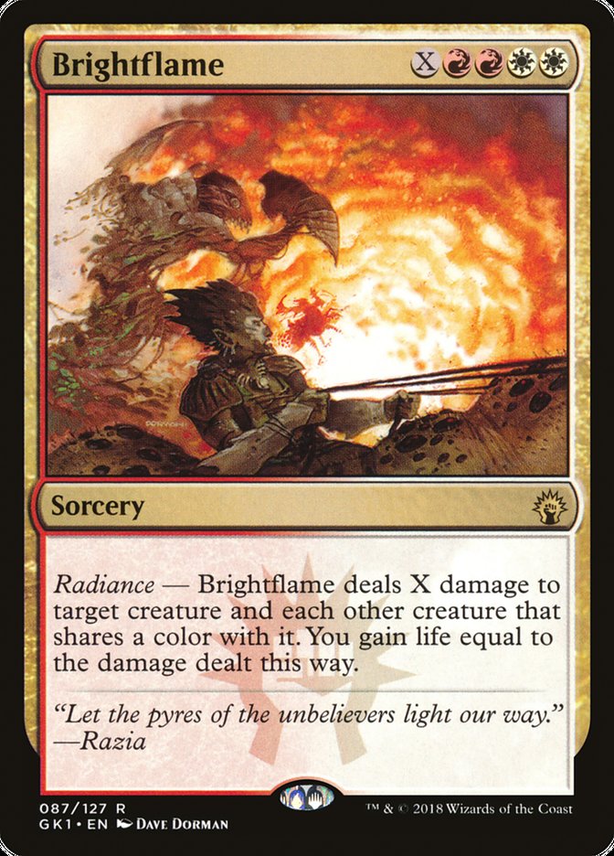 Brightflame [Guilds of Ravnica Guild Kit] | Jomio and Rueliete's Cards and Comics