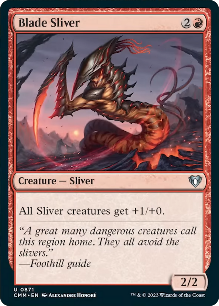 Blade Sliver [Commander Masters] | Jomio and Rueliete's Cards and Comics
