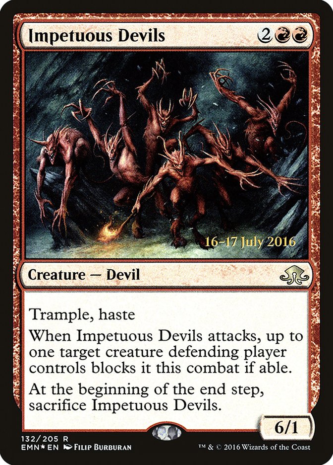 Impetuous Devils [Eldritch Moon Prerelease Promos] | Jomio and Rueliete's Cards and Comics
