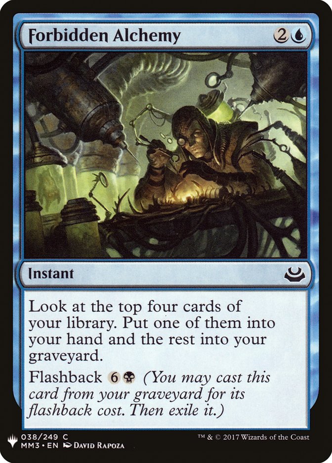 Forbidden Alchemy [Mystery Booster] | Jomio and Rueliete's Cards and Comics