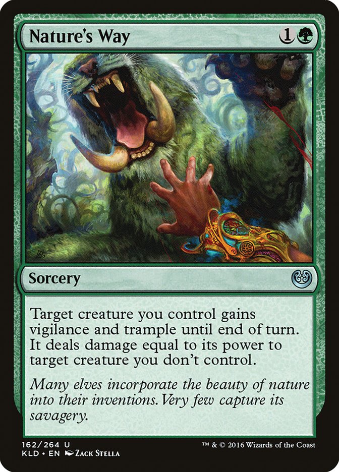 Nature's Way [Kaladesh] | Jomio and Rueliete's Cards and Comics