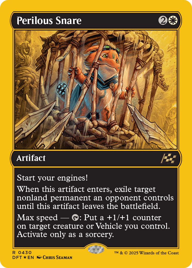 Perilous Snare (First-Place Foil) [Aetherdrift] | Jomio and Rueliete's Cards and Comics
