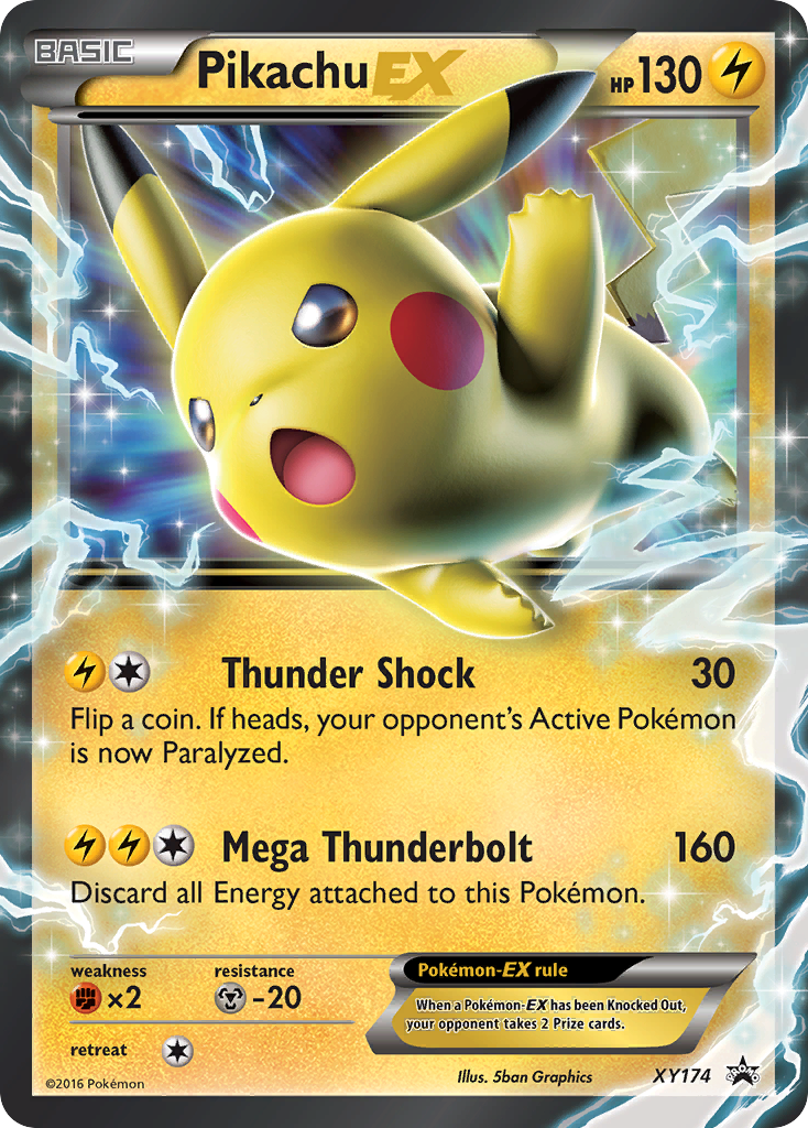 Pikachu EX (XY174) [XY: Black Star Promos] | Jomio and Rueliete's Cards and Comics