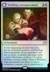 Wedding Announcement // Wedding Festivity [Innistrad: Crimson Vow Prerelease Promos] | Jomio and Rueliete's Cards and Comics