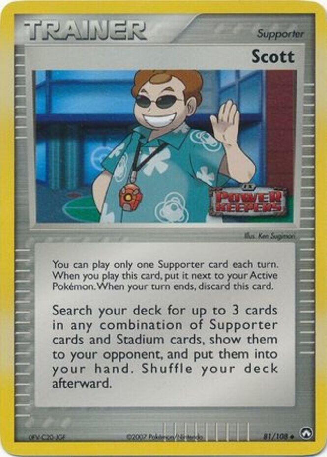 Scott (81/108) (Stamped) [EX: Power Keepers] | Jomio and Rueliete's Cards and Comics