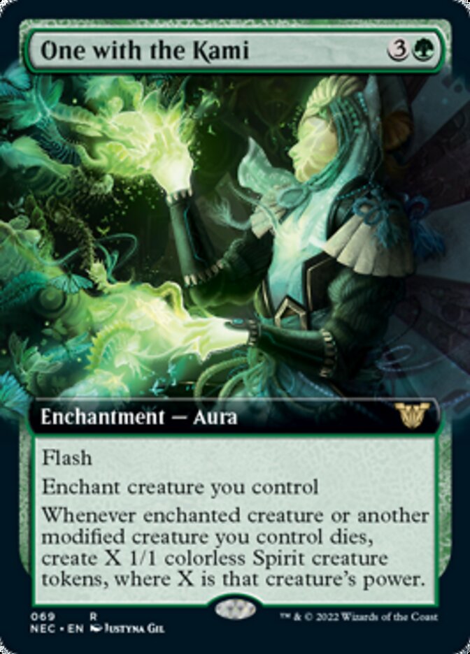 One with the Kami (Extended Art) [Kamigawa: Neon Dynasty Commander] | Jomio and Rueliete's Cards and Comics