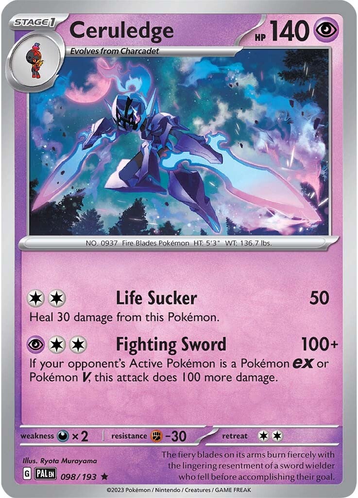 Ceruledge (098/193) [Scarlet & Violet: Paldea Evolved] | Jomio and Rueliete's Cards and Comics