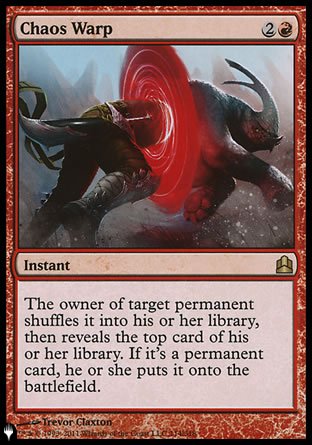 Chaos Warp (CMD) [The List] | Jomio and Rueliete's Cards and Comics