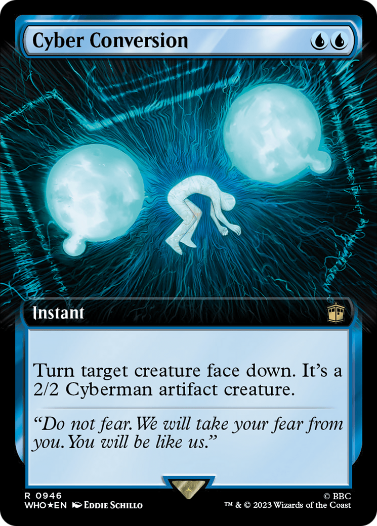 Cyber Conversion (Extended Art) (Surge Foil) [Doctor Who] | Jomio and Rueliete's Cards and Comics