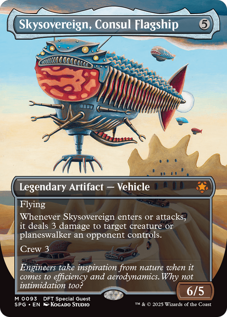 Skysovereign, Consul Flagship (Borderless) [Aetherdrift Special Guests] | Jomio and Rueliete's Cards and Comics