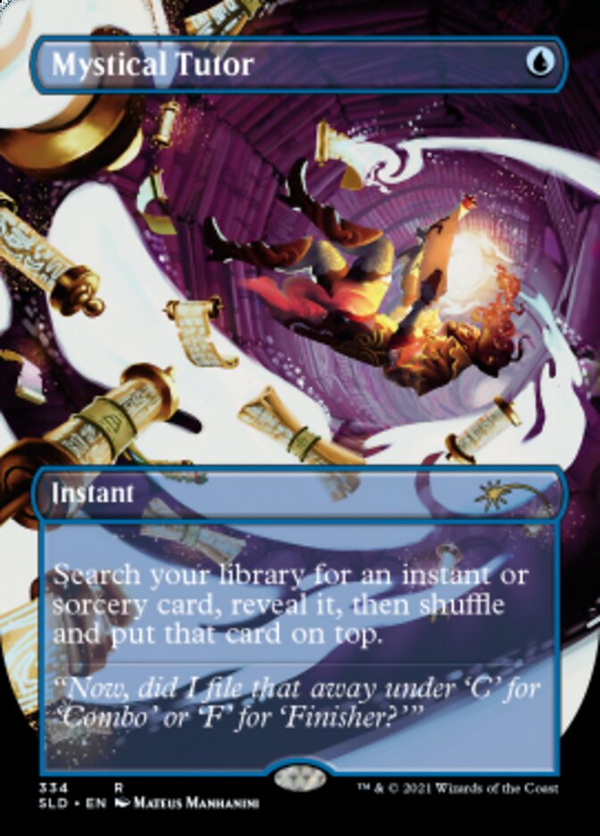 Mystical Tutor (Borderless) [Secret Lair Drop Series] | Jomio and Rueliete's Cards and Comics