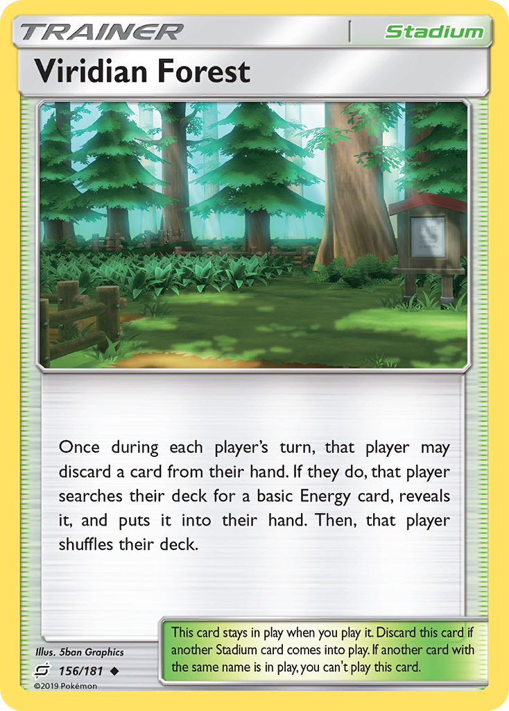 Viridian Forest (156/181) [Sun & Moon: Team Up] | Jomio and Rueliete's Cards and Comics