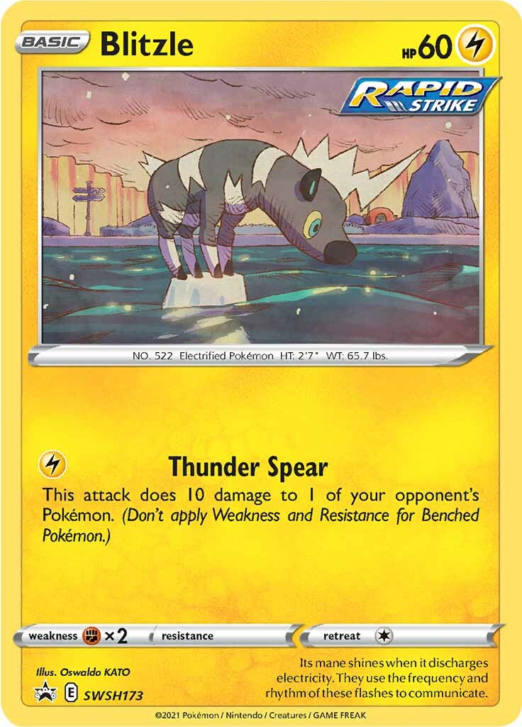 Blitzle (SWSH173) [Sword & Shield: Black Star Promos] | Jomio and Rueliete's Cards and Comics