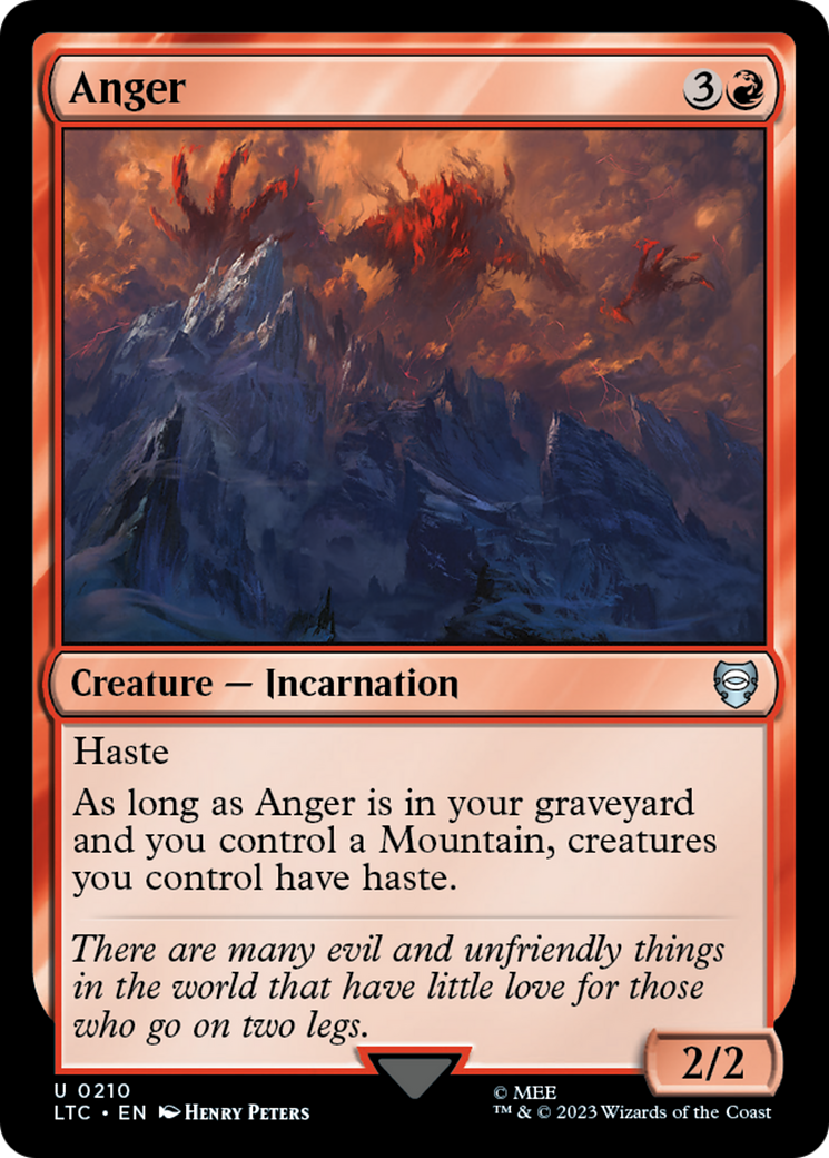 Anger [The Lord of the Rings: Tales of Middle-Earth Commander] | Jomio and Rueliete's Cards and Comics