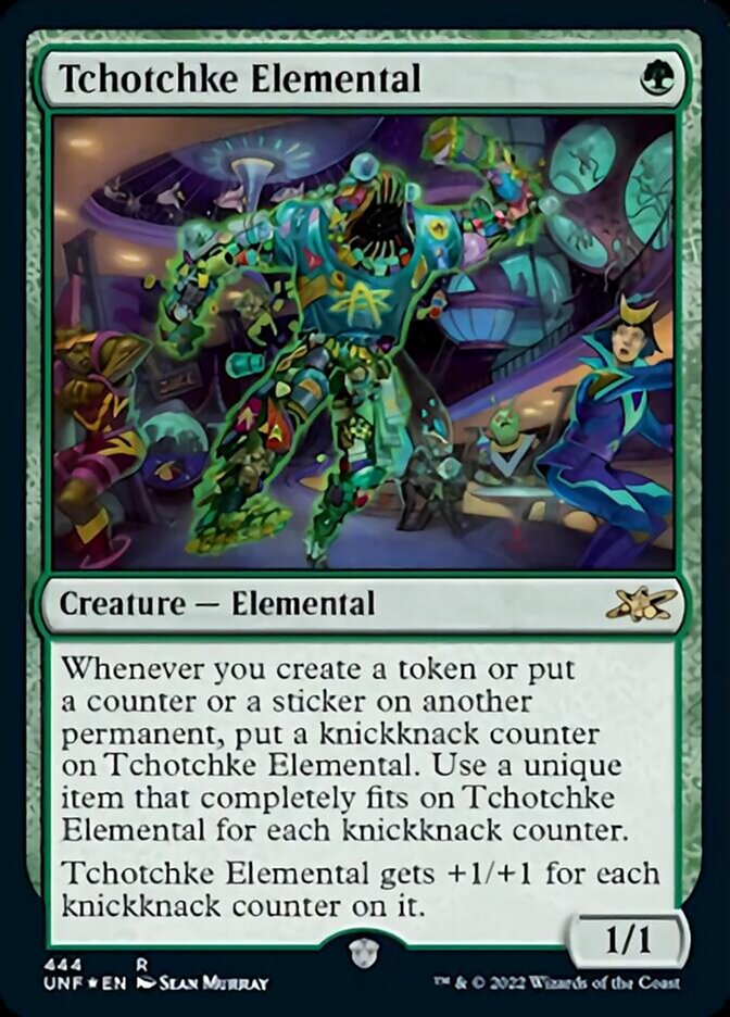 Tchotchke Elemental (Galaxy Foil) [Unfinity] | Jomio and Rueliete's Cards and Comics