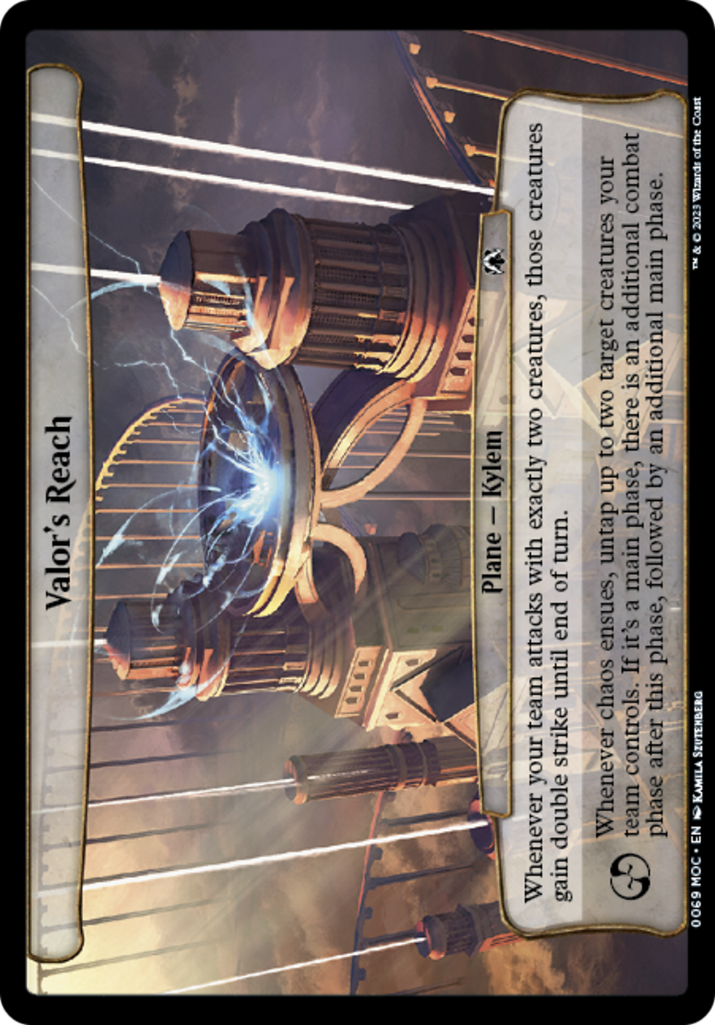 Valor's Reach [March of the Machine Commander] | Jomio and Rueliete's Cards and Comics