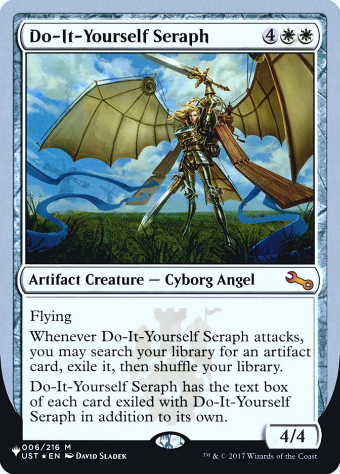 Do-It-Yourself Seraph (Unfinity Foil Edition) [The List] | Jomio and Rueliete's Cards and Comics