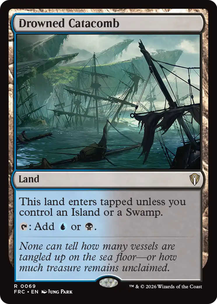 Drowned Catacomb [Reality Fracture Commander] | Jomio and Rueliete's Cards and Comics